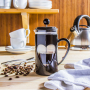 French press / Zaparzacz do kawy tłokowy szklany LOVELY CZARNY 0,35 l