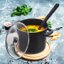 Garnek aluminiowy z pokrywką GRANDE 2,2 l