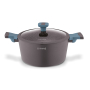 Garnek aluminiowy z pokrywką STARKE PRO LUXURY 4,6 l