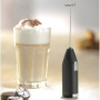 GEFU Fino 20 cm czarny - spieniacz do mleka elektryczny plastikowy