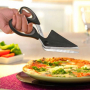 Gefu Pezzo czarne - nożyczki do krojenia pizzy ze stali nierdzewnej