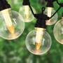 Girlanda / Lampki żarówki ogrodowe zewnętrzne plastikowe BAŃKI 7,5 m