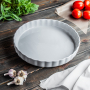GUARDINI White 29 cm biała - forma do pieczenia tarty ceramiczna
