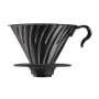 HARIO Drip V60-02 - dripper do kawy metalowy z podstawką