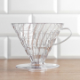 HARIO Dripper Clear V60-01 - dripper do kawy plastikowy z miarką