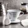 HARIO Dripper V60-02 biały - dripper / filtr do kawy ceramiczny 