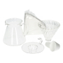 HARIO V60 Glass Brewing Kit - dripper do kawy z dzbankiem i filtrami