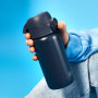 ION8 Double Wall Ash Navy 0,32 l - butelka termiczna ze stali nierdzewnej