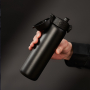 ION8 Double Wall Black 0,5 l - butelka termiczna ze stali nierdzewnej