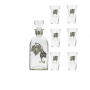 Karafka szklana z kieliszkami GRAPES BOTTLE 0,5 l