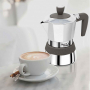 Kawiarka aluminiowa ciśnieniowa PEDRINI MyMOKA - na 6 filiżanek espresso (6 tz)