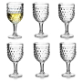 Kieliszki do wody i wina białego szklane AFFEK DESIGN ELISE DOTS 280 ml 6 szt.