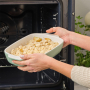 KITCHENAID Pistachio M 1,9 l - brytfanna ceramiczna z bambusową pokrywką
