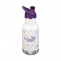 KLEAN KANTEEN Insulated Kid Cassic Sport Unicorn Leap 0,36 l biała - butelka termiczna ze stali nierdzewnej