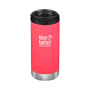 KLEAN KANTEEN TKWide Vacuum Insulated 0,36 l różowy - Termos / butelka termiczna ze stali nierdzewnej
