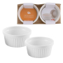 Kokilki / Naczynia do zapiekania ceramiczne EXCELLENT HOUSEWARE BLANCO 260 ml 2 szt.