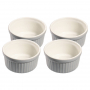 KUCHENPROFI Bake 200 ml 4 szt. szare - kokilki / naczynia do zapiekania ceramiczne