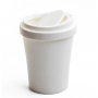 QUALY Mini Coffee 3,7 l biały - Kosz na śmieci plastikowy