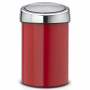BRABANTIA Passion czerwony 3 l (364426) - kosz na śmieci ze stali nierdzewnej