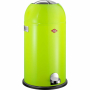 WESCO Kickmaster 33 l zielony - kosz na śmieci z pedałem stalowy