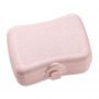 KOZIOL Basic różowy - lunch box / śniadaniówka plastikowa