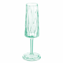 KOZIOL Club 100 ml zielony - kieliszek do szampana plastikowy