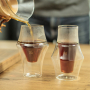 Szklanki do kawy i herbaty termiczne z podwójnymi ściankami szklane EQ GLASS EXCITE & INSPIRE 150 ml 2 szt. 