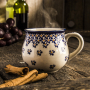 Kubek czeski Ceramika Bolesławiec 220 ml - dek. 882A (drugi gatunek)