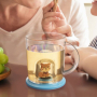 Kubek dla dzieci tritanowy z pokrywką 240 ml