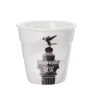 REVOL Froisses Angel 80 ml biały – kubek do espresso porcelanowy