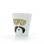 REVOL Froisses Monsieur Glam 80 ml biały – kubek do espresso porcelanowy