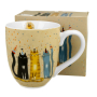 Kubek duży porcelanowy DUO ANIMALS KOCI ŚWIAT PARTY 1000 ml