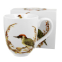 Kubek duży porcelanowy DUO ANIMALS PTASI ŚWIAT DZIĘCIOŁ ZIELONY 1000 ml