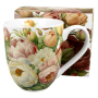 Kubek duży porcelanowy DUO FIVE O'CLOCK PIWONIE 1000 ml