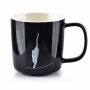 Kubek porcelanowy AFFEK DESIGN SAMMY CAT CZARNY 360 ml