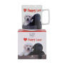 Kubek porcelanowy ASHDENE PIESKI PUPPY LOVE BIAŁY 250 ml