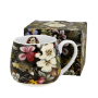 Kubek porcelanowy DUO ART GALLERY BLACK BY WILLIAM KILBURN 430 ml