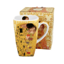 Kubek porcelanowy DUO ART GALLERY THE KISS ECRU BY GUSTAV KLIMT 630 ml