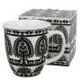 Kubek porcelanowy DUO ETNO WZÓR KURPIOWSKI 650 ml