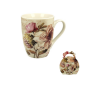 Kubek porcelanowy DUO KALLE KREMOWY 375 ml