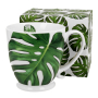 Kubek porcelanowy DUO TROPICAL MONSTERA 480 ml