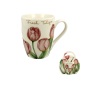 Kubek porcelanowy DUO TULIPAN BIAŁY 350 ml