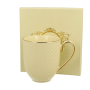 Kubek porcelanowy DUO ECRU VESPER 420 ml