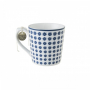 Kubek porcelanowy LAURA ASHLEY HUMBLE DAISY BIAŁY 300 ml 