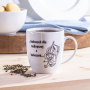 Kubek porcelanowy LUBIANA BABECZKA BIAŁY 400 ml