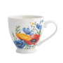 Kubek porcelanowy na stopce BUKIET MAKÓW 410 ml