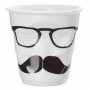 REVOL Froisses Monsieur 80 ml biały – kubek porcelanowy