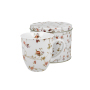 Kubek porcelanowy z puszką na herbatę DUO ROMANTIC SAFA 400 ml