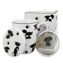 Kubek porcelanowy z zaparzaczem DUO ANIMALS KOTY CZARNE 350 ml