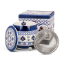 Kubek porcelanowy z zaparzaczem DUO ETNO INDIGO 430 ml